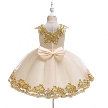China Supplier New Fashion 3 To 5 Years Flower Wedding Girls Party Dresses